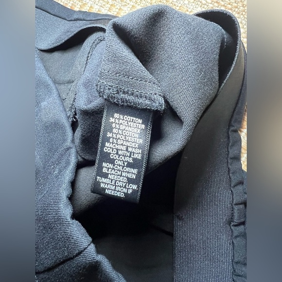 Saks Fifth Avenue Black Label Women's Black Colored Trousers,Dress Pants,Size 8 - Picture 7 of 7